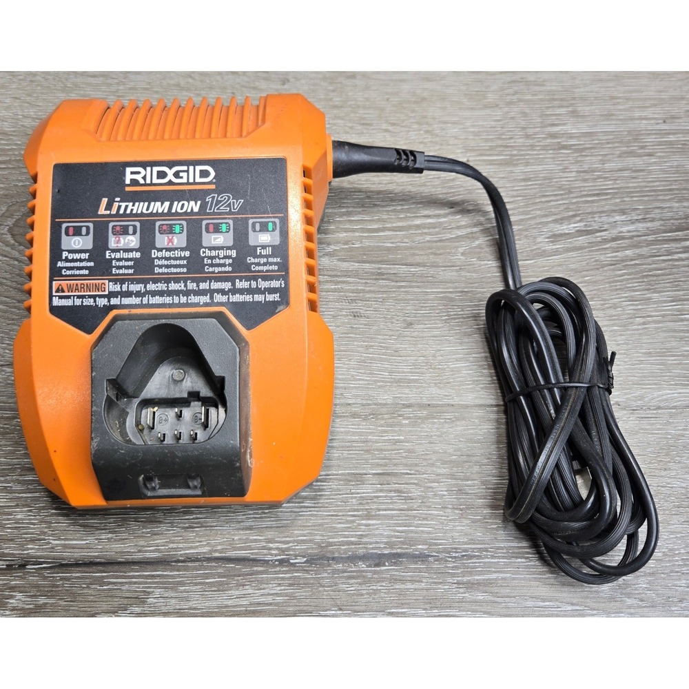 Ridgid R86049 12V Lithium-Ion Battery Charger 140446001 Power Tools Corded
